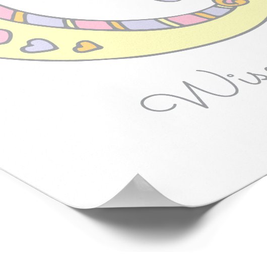 Quinn monogram kunst meisjes naam en betekenis pos poster (Hoek)