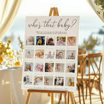 Quinn Qui est ce bébé 20 Affiche de jeu de photo