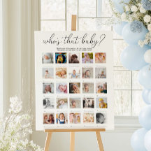 Quinn Wie is die baby 25 fotospelposter
