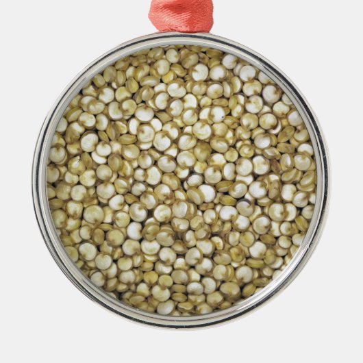 Quinoa graankorrels metalen ornament (Voorkant)