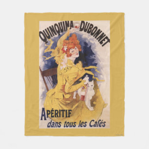 Quinquina Dubonnet Aperitif Promotion Poster Fleece Deken