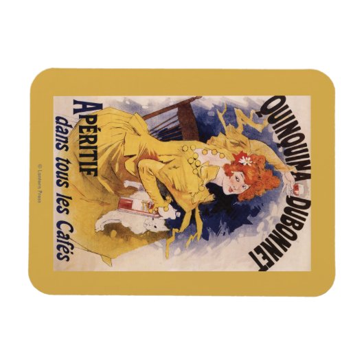 Quinquina Dubonnet Aperitif Promotional Poster Magneet (Horizontaal)