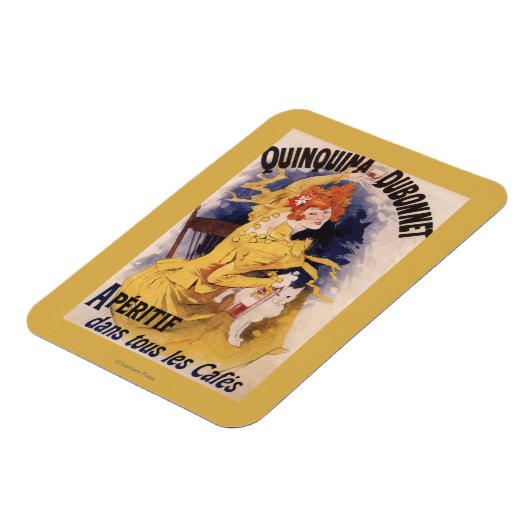 Quinquina Dubonnet Aperitif Promotional Poster Magneet (Linkerzijde)
