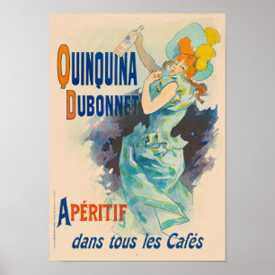 Quinquina Dubonnet Apéritif Vintage Poster 1895