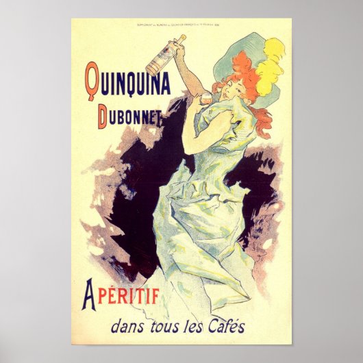 Quinquina Dubonnet -Franse Adverteren Poster (Voorkant)