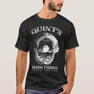 QUINT_S SHARK VIST Jaws Amity Island est FISHIN T-shirt