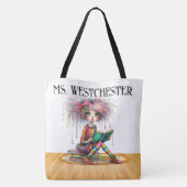 Quintessally Quirky Reading Tas - ZIE TERUG! (Achterkant)