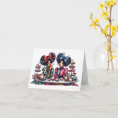 Quintessens Quirky Cuppa Tijd Kaart (Gele Bloem)