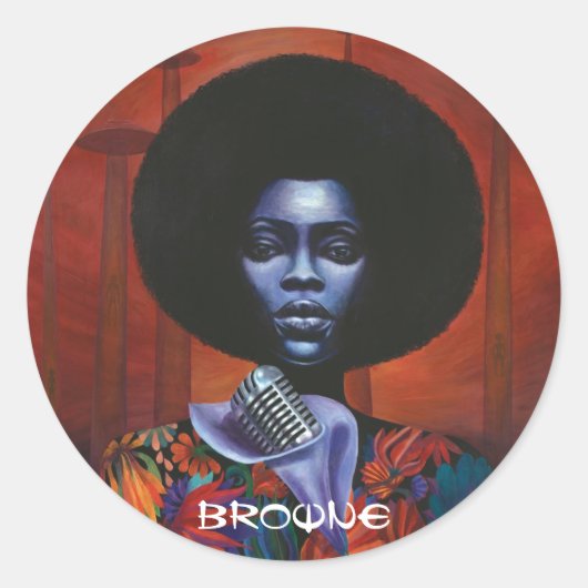 Quintessentiele Funk LP Ronde Sticker (Voorkant)