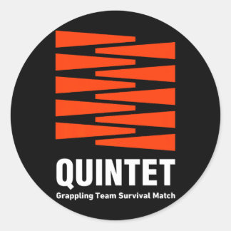 Quintet - Grappling Team BJJ Premium Ronde Sticker