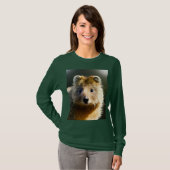 Quintin Ginger Quokka, Lange Dwerg T-shirt (Voorkant volledig)