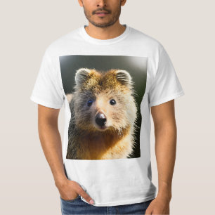 Quintin The Ginger Quokka, Mannen Value Tshirt
