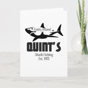 Quint's Shark Vist het eiland Funny Jaws Kaart