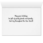 Quirky Alpacas Joyeux Noël carte 19-4 (Intérieur Horizontal (Bas))