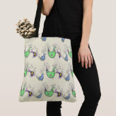 Quirky Birds Canvas tas (Dichtbij)