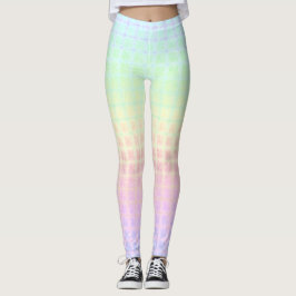 Quirky Boho Kawaii Schattigee Funky Pastel Regenbo Leggings