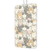Quirky Cats Pattern car Luchtverfrisser (Links)