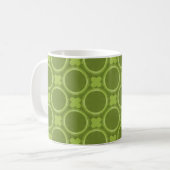 Quirky Charm Mok, Olive Green Koffiemok (Voorkant links)