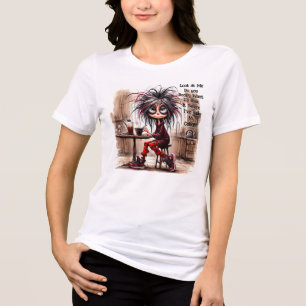 Quirky Coffee Dames Risico T-Shirt