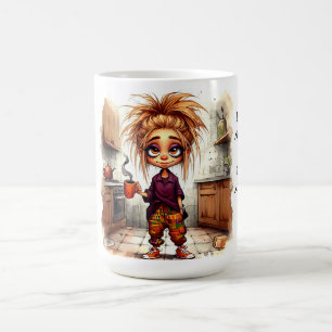 Quirky Coffee Lady 1ère Coupe Mug