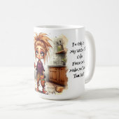 Quirky Coffee Lady 1ère Coupe Mug (Devant droit)