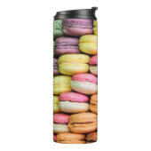 Quirky Colorful Macaroons Thermosbeker (Gedraaid links)