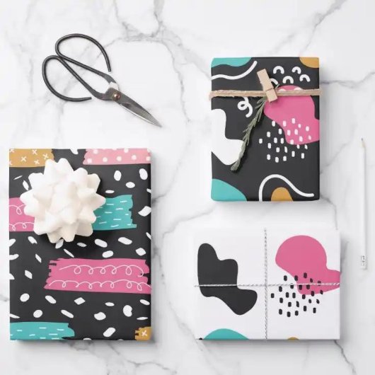 Quirky Designed Inpakpapier Vel