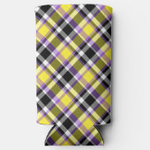 Quirky Eclectische Boho Nonbinary Plaid Pride Vlag (Voorkant)