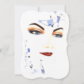 Quirky Funny Funky Boho Creative Kaart (Achterkant)