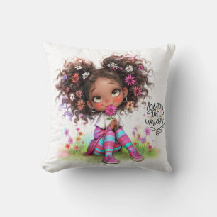 Quirky Girl Dream Like A Unicorn Sierkussen