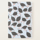 Quirky Guinea Fowl Bird Pattern Planner (Achterkant)