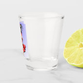 Quirky Jester en puppet king Shot Glas (Rechts)