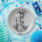 Quirky Jester & Puppet King Paper Bord (Feest)