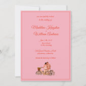 Quirky Kitschy Retro Photo Wedding Invitation (Devant)