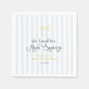 Quirky Lemon Main Squeeze Vrijgezellenfeest Servet