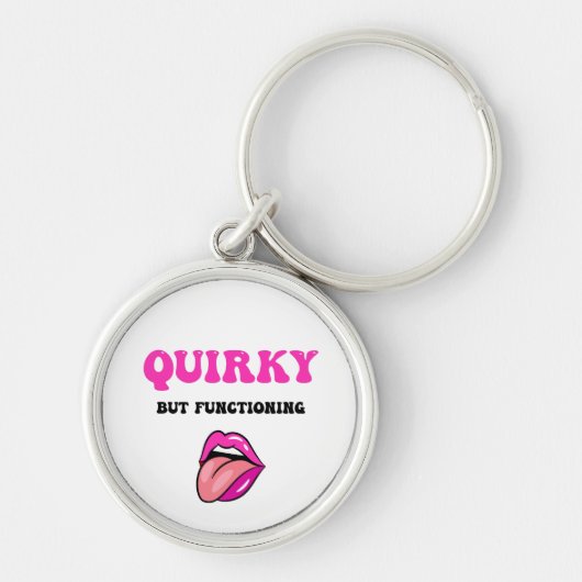Quirky, maar functionerend sleutelhanger (Voorkant)