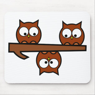 Quirky Owls Muismat