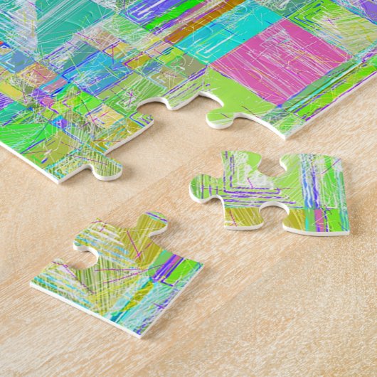 Quirky Quilt Abstract Design Puzzle (Côté)