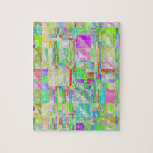 Quirky Quilt Abstract Design Puzzle