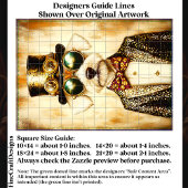 Quirky Regal Steampunk Dog Portrait EA6 Decoupage Tissuepapier