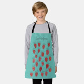 Quirky Strawberry Pattern Schort (Gedragen)