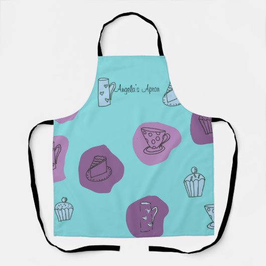 Quirky Tea 2 Schort (Voorkant)