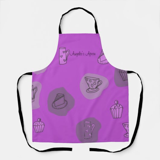 Quirky Tea 3 Schort (Voorkant)