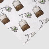 Quirky Tea Bag Pattern Tissuepapier (Detail)