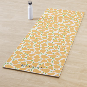 Quirky vruchten   Monogram Yoga Mat