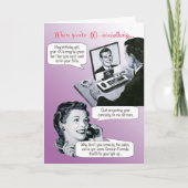 Quit Projecting Your Curiosity Birthday Kaart (Voorkant)