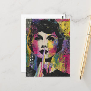 Quite Mixed Media Collage Briefkaart