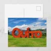 Quito Briefkaart (Voorkant / Achterkant)