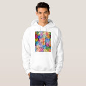 Quito Ecuador City Map Hoodie (Voorkant volledig)