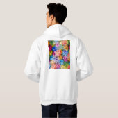 Quito Ecuador City Map Hoodie (Achterkant volledig)